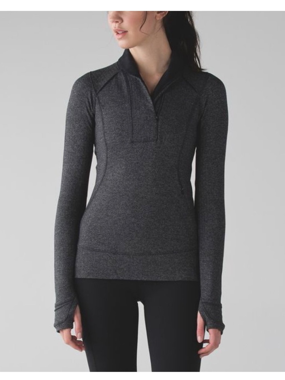 Lululemon Think Fast Pullover
Size 2 Gray